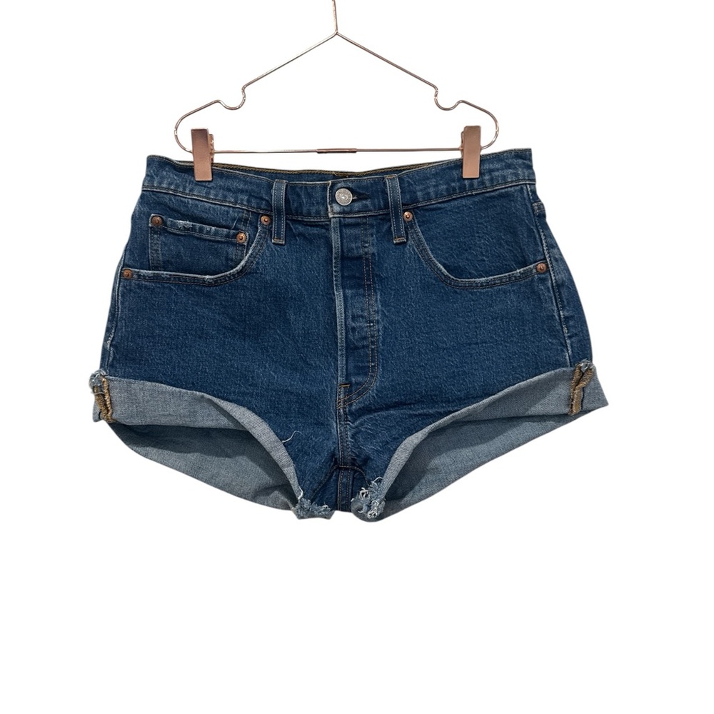 Levi's Deep Indigo Women's Jean Shorts